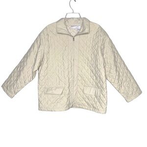 Cricket Lane Collection Quilted Full Zip Jacket